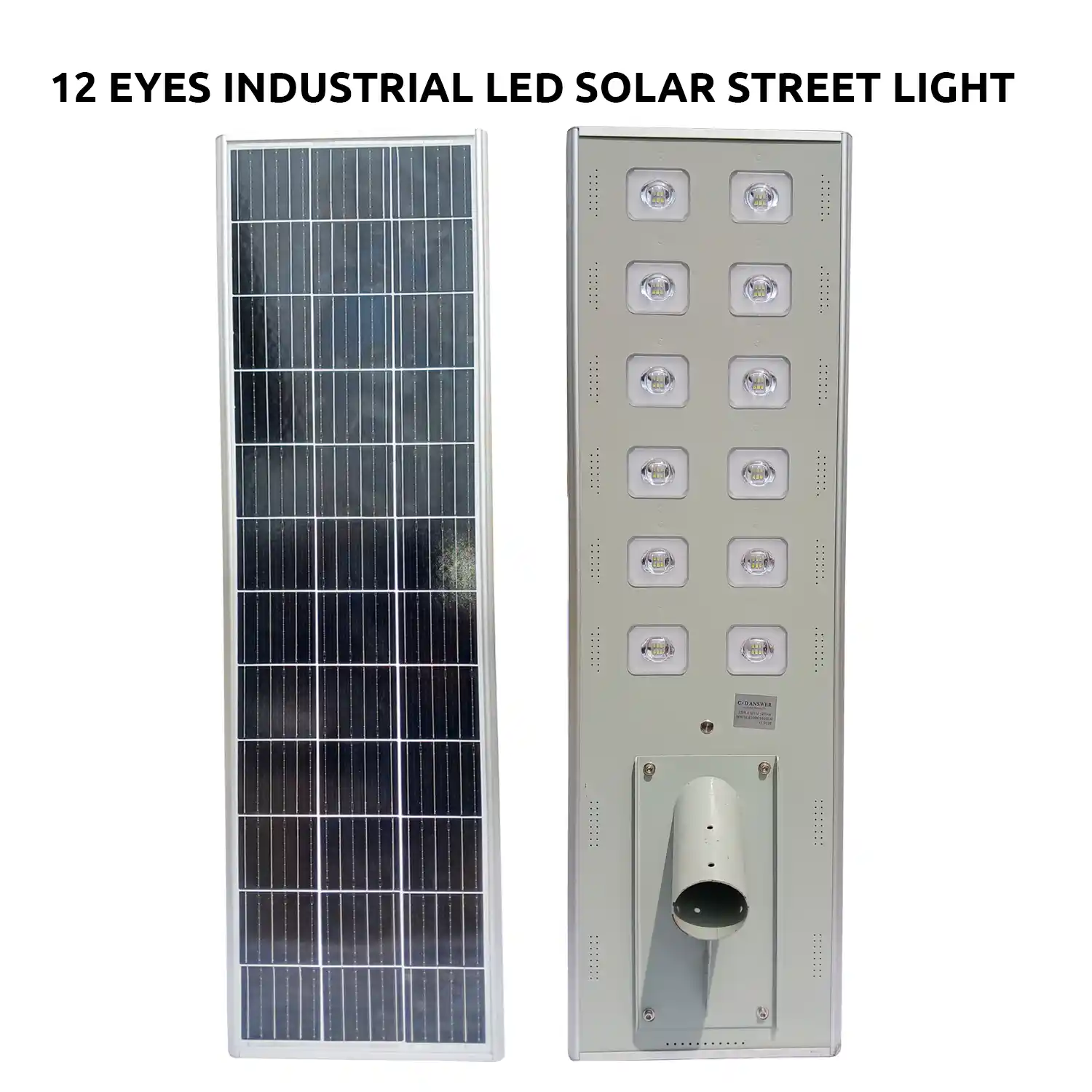 12 Eyes Industrial LED Solar Street Light C.DIVINE