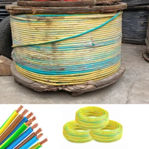 120mm² Single Core Flexible Cable DC Earth Cable Yellow Green - C.Divine