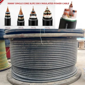 50mm² Single Core XLPE 33KV Insulated Power Cable - C.Divine