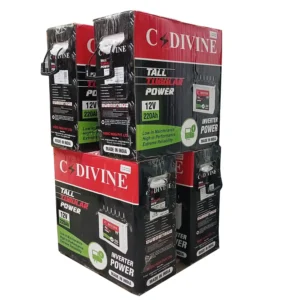 C.Divine 12V 220AhT all Tubular Battery Inverter Power