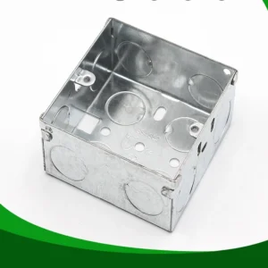 3x3 knockout galvanized metal switch box with 35mm 47mm deep