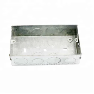 3×6 Knockout Galvanized Metal Switch Box
