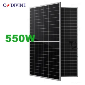 C.DIVINE 550W Half-Cut Solar Panel