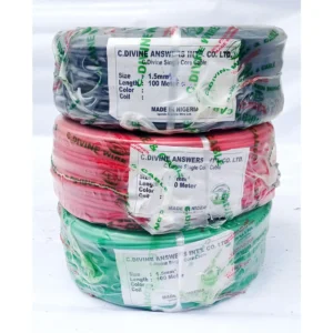 C.Divine 1.5mm² Single Core PVC Insulated Cable Nigeria Standard 100Meter