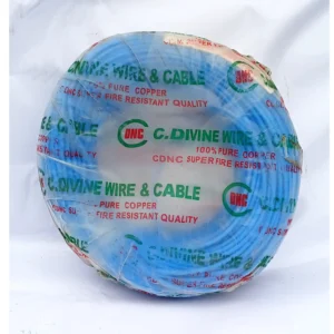 C.Divine 2.5mm² Single Flexible Cable Fire Resistant 100m IV Blue Wire