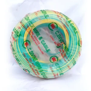 C.Divine 4.0mm² Single Flexible Cable Fire Resistant 100m Yellow & Green Wire
