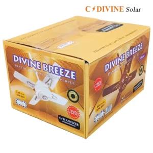 C.Divine Breeze 25” Short Blade Ceiling Fan – Brown Color