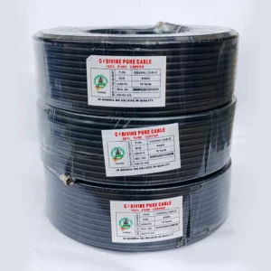 C.Divine Coaxial Cable RG6/U 70Yard Television Pure Copper Cable