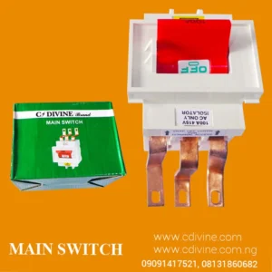 Three Phase 100A 415V AC ONLY Isolator Main switch